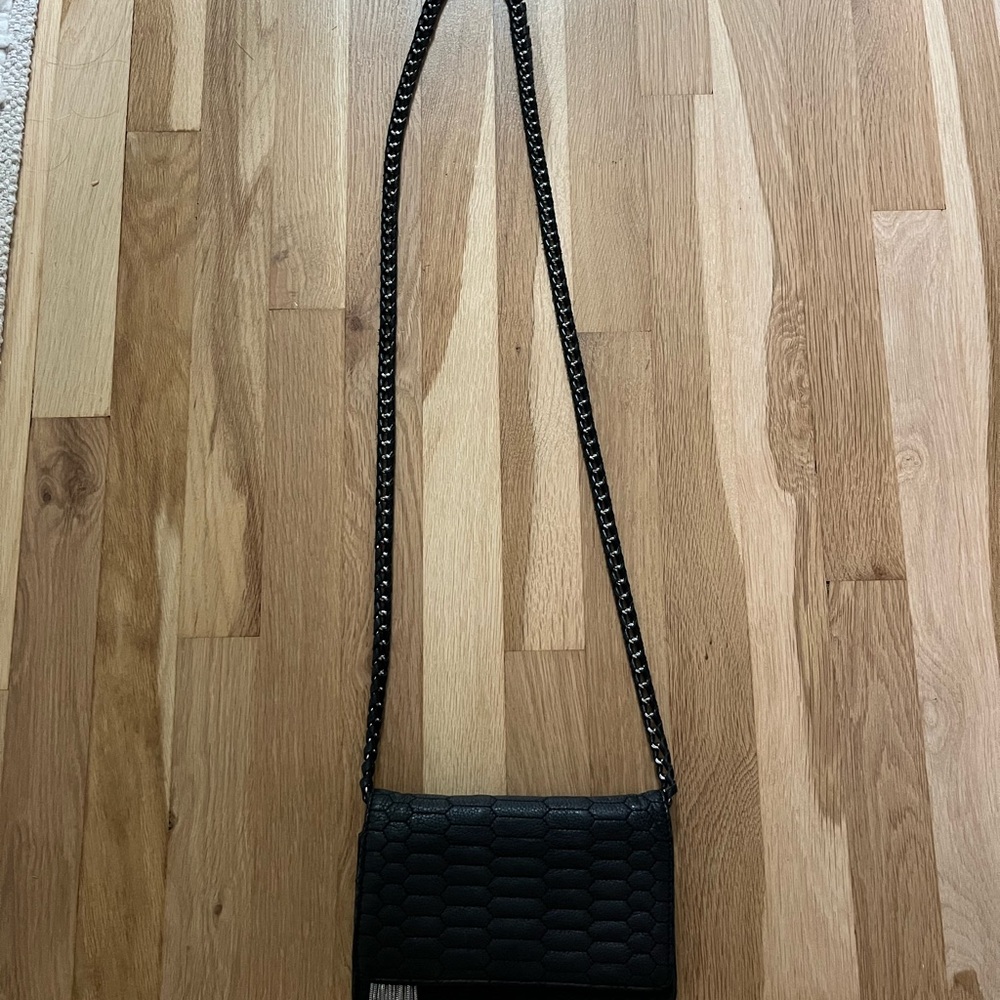 Aimee Kestenberg Black Quilted Crossbody Bag